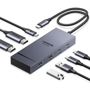 UGREEN 7-in-1 USB C Docking Station for Laptops