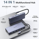 14-in-1 USB-C Docking Station for Dual Monitors