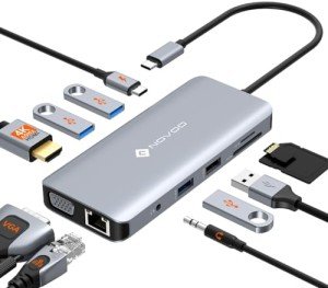 11-in-1 USB C Hub Multiport Adapter