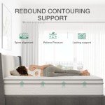 Novilla 10 inch Twin Mattress, Hybrid Mattress Twin Size with Comfortable Foam & Individually Pocket Spring, Twin Size Mattresses in a Box for Back Pain Relief & Support, Certipur-Us Certified