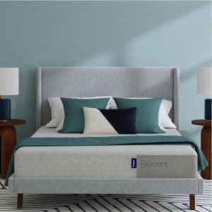 Casper Sleep Element, Medium Firm Mattress, King Size - Memory Foam + Support - 100-Night Trial - CertiPUR-US Mattress, Grey