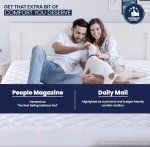 Utopia Bedding Quilted Fitted Mattress Pad, King Size, Elastic Fitted Mattress Topper Protector and Cover Stretches up to 16 Inches Deep, Machine Washable (White)