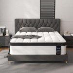 LETMOON Queen Size Mattresses, 14 Inch Hybrid Queen Mattress in a Box, Medium Firm, Memory Foam and Pocket Springs, (Upgrade) Strong Edge Support, Pressure Relief