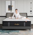 Soulfea Full Size Mattress,10 Inch Hybrid Full Mattress in a Box with Memory Foam & Individual Pocket Spring for Edge Support,Pressure Relief,Medium Firm,CertiPUR-US.