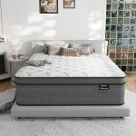 Ruoysun Full Size Mattress, 12 Inch Hybrid Full Bed Mattress in a Box, with Gel Memory Foam and Individual Pocket Springs, Motion Isolation, Strong Edge Support & Pressure Relief, Medium Firm