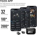TOZO Wireless Noise Cancelling Earbuds with 59H Playtime
