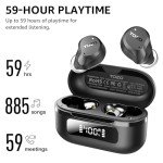 TOZO Wireless Noise Cancelling Earbuds with 59H Playtime