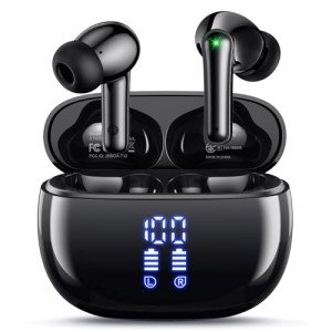HUIFU Bluetooth Wireless Earbuds with Deep Bass