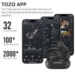 TOZO A1 Wireless Bluetooth 5.3 Earbuds with Case