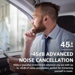 TOZO Wireless Noise Cancelling Earbuds with 59H Playtime