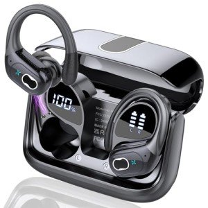 Bluetooth 5.4 Wireless Earbuds with Deep Bass