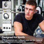 Bluetooth 5.4 Wireless Earbuds with Deep Bass