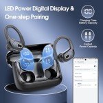 Bluetooth 5.4 Wireless Earbuds with Deep Bass