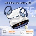 Qecnato Bluetooth Wireless Earbuds with Deep Bass