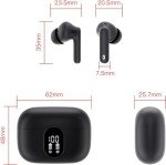 Bluetooth 5.4 Wireless Earbuds with Noise Cancelling
