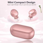 MOZOTER S8 Mini Bluetooth 5.3 Earbuds - Pink