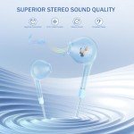Pack of 5 Noise-Isolating Wired Earbuds with Mic