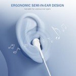 Pack of 5 Noise-Isolating Wired Earbuds with Mic