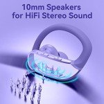 bmani Wireless Earbuds with 48hrs Playback - Purple