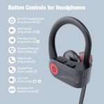 Boean Bluetooth Headphones - 16hrs Playtime, Waterproof