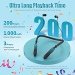 200H Long Playtime Neckband Bluetooth Earbuds