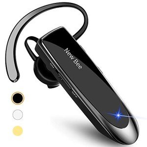 Bee Bluetooth Earpiece V5.0 Wireless Headset - Black