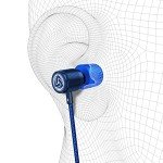 LUDOS Ultra Wired Earbuds with Microphone - Blue