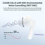 XIAOWTEK A40 Pro Wireless Earbuds with Mic