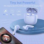 Jxrev Bluetooth 5.3 Wireless Earbuds with Mic