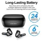 Wireless Bluetooth 5.3 Earbuds with Deep Bass