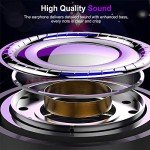 6-Pack Wired Earbuds with Microphone and Heavy Bass