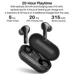 TOZO A2 Mini Bluetooth Wireless Earbuds - Black