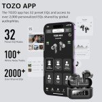 TOZO Hybrid Noise Cancelling Wireless Earbuds - 55H Playtime