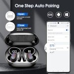 Wireless Bluetooth 5.4 Earbuds with Deep Bass