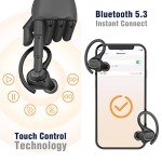 EDKKIE Mini Wireless Earbuds for Small Ears