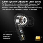 TOZO T20 Wireless Earbuds with 48.5 Hrs Playtime