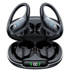 Occiam Bluetooth 5.3 Wireless Sport Earbuds with Case