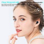 Hornorm Bluetooth 5.1 Wireless Earbuds with Charging Case
