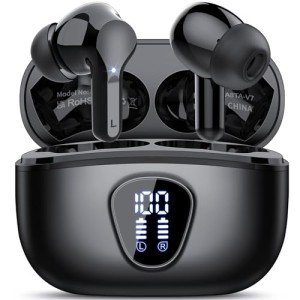 Bluetooth 5.4 Wireless Earbuds with Noise Cancelling