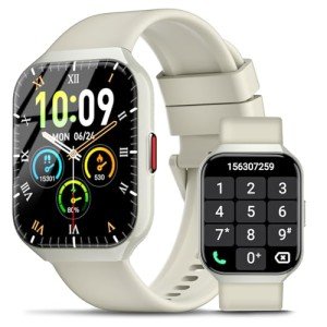 1.96" HD Waterproof Smartwatch with Fitness Tracker