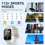 1.96" HD Waterproof Smartwatch with Fitness Tracker