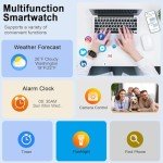 HD Smart Watch with Fitness Tracker & Calls