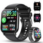 Bluetooth Smart Watch with Fitness Tracker & 112 Sports Modes
