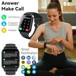 Bluetooth Smart Watch with Fitness Tracker & 112 Sports Modes