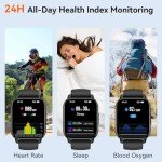 Bluetooth Smart Watch with Fitness Tracker & 112 Sports Modes