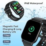 Bluetooth Smart Watch with Fitness Tracker & 112 Sports Modes