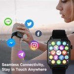 TRAUSI 1.83" HD Smartwatch for All, Bluetooth Call
