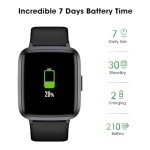 Waterproof Fitness Tracker Watch with Heart Rate Monitor