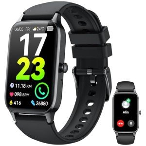 2025 HD Touch Smartwatch with Fitness Tracker Features
