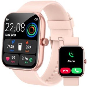 Stylish Smartwatch with Alexa for iPhone & Android